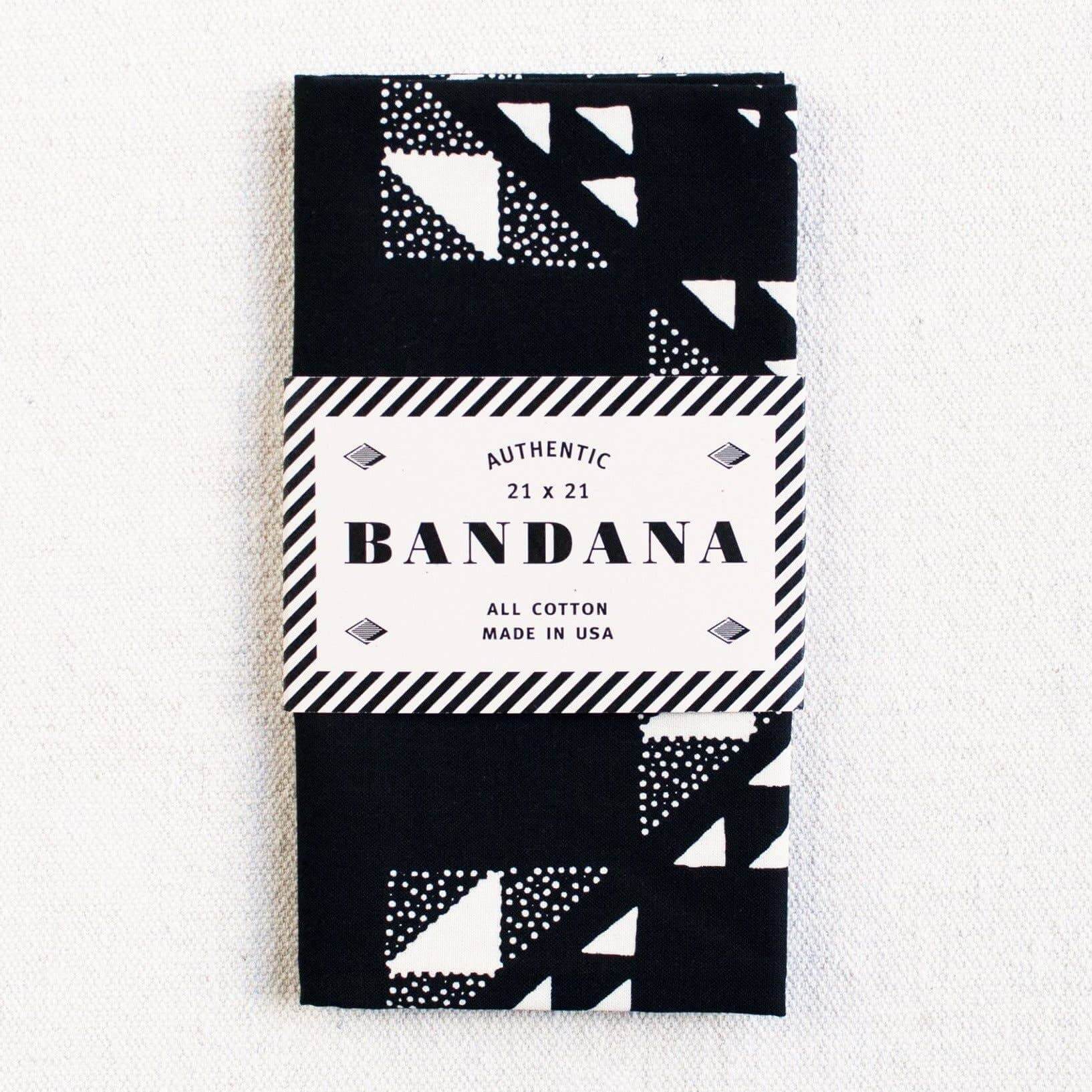 Black Quilt Bandana