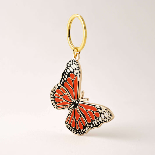 Monarch Butterfly Keychain Bag Charm