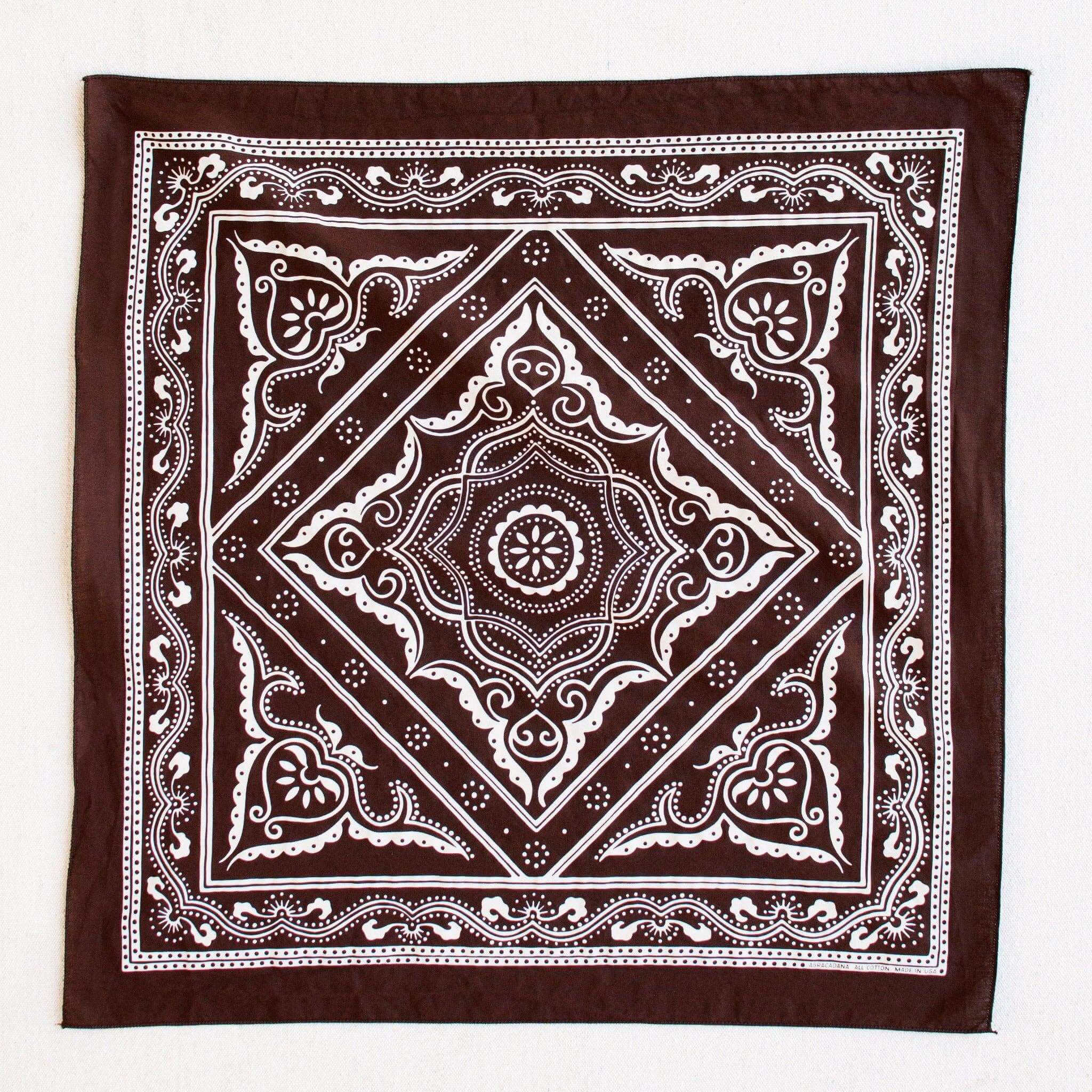 Western Bandana- Brown