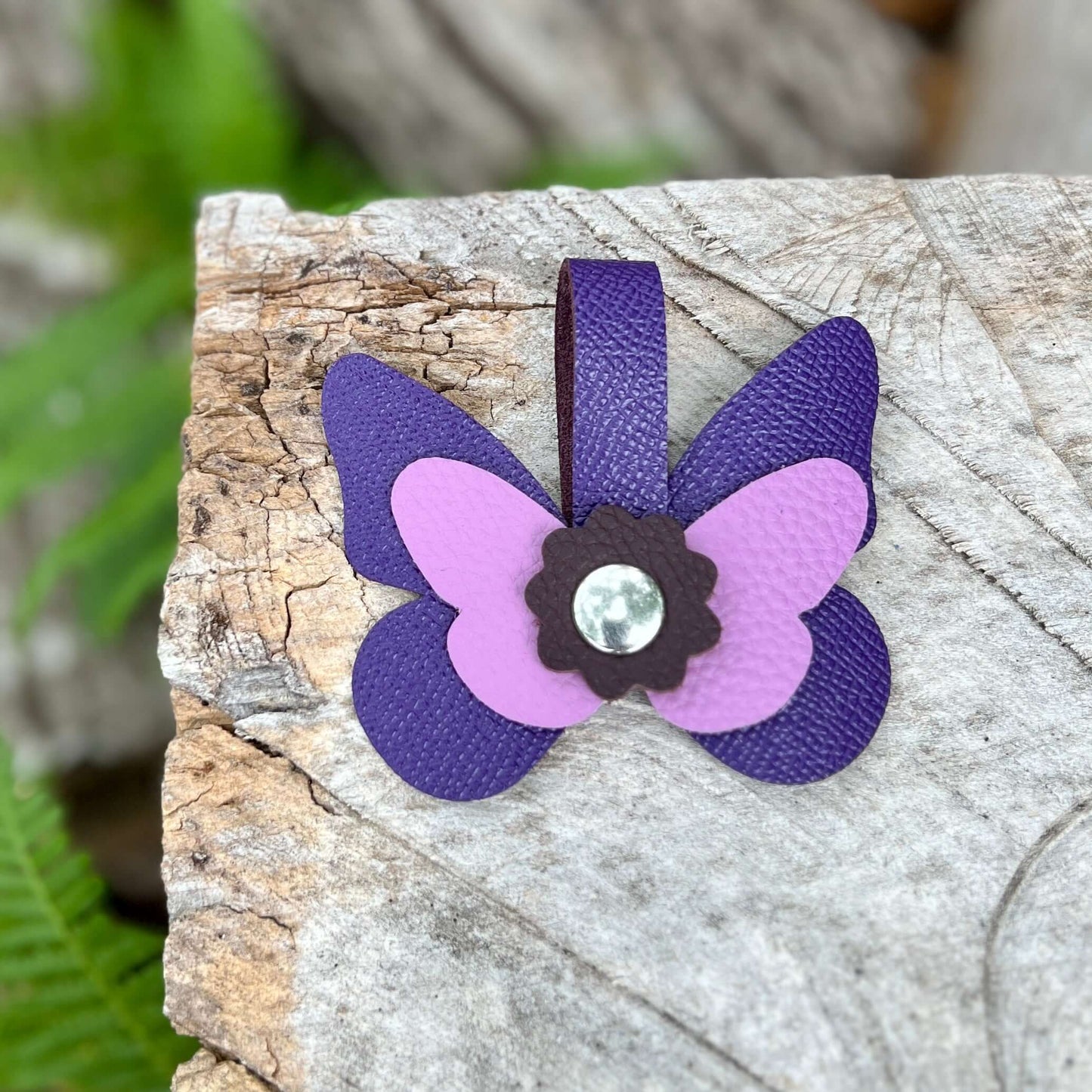 Butterfly Purse Charm - Snap on Bag Charm