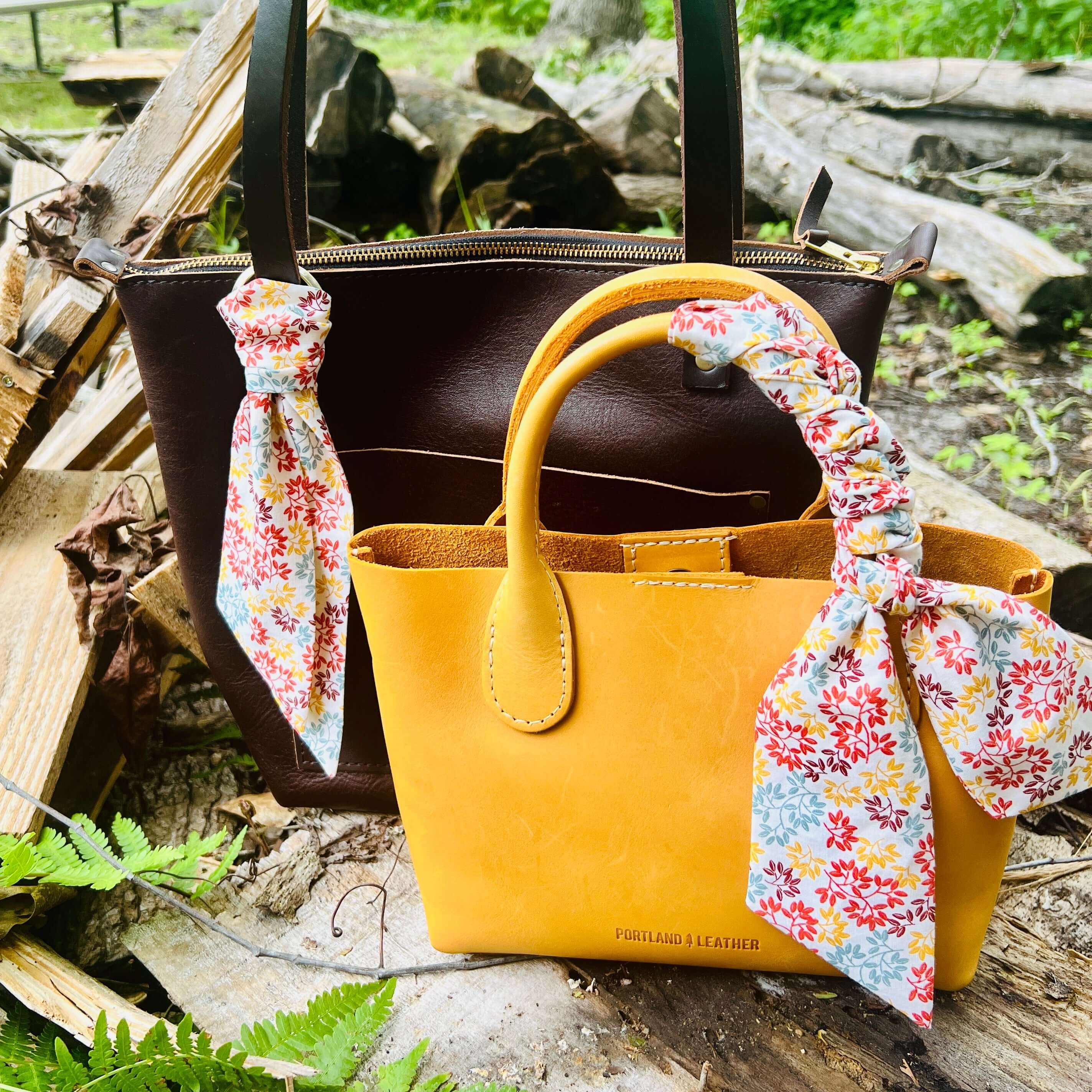 Slim Scarf - Autumn Leaves