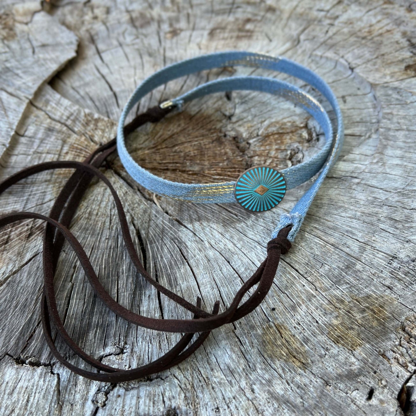 Denim Hat Band