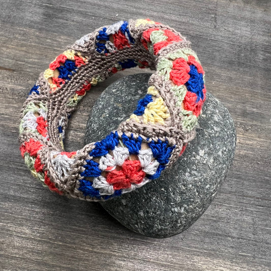 Crocheted Bangle Bracelet