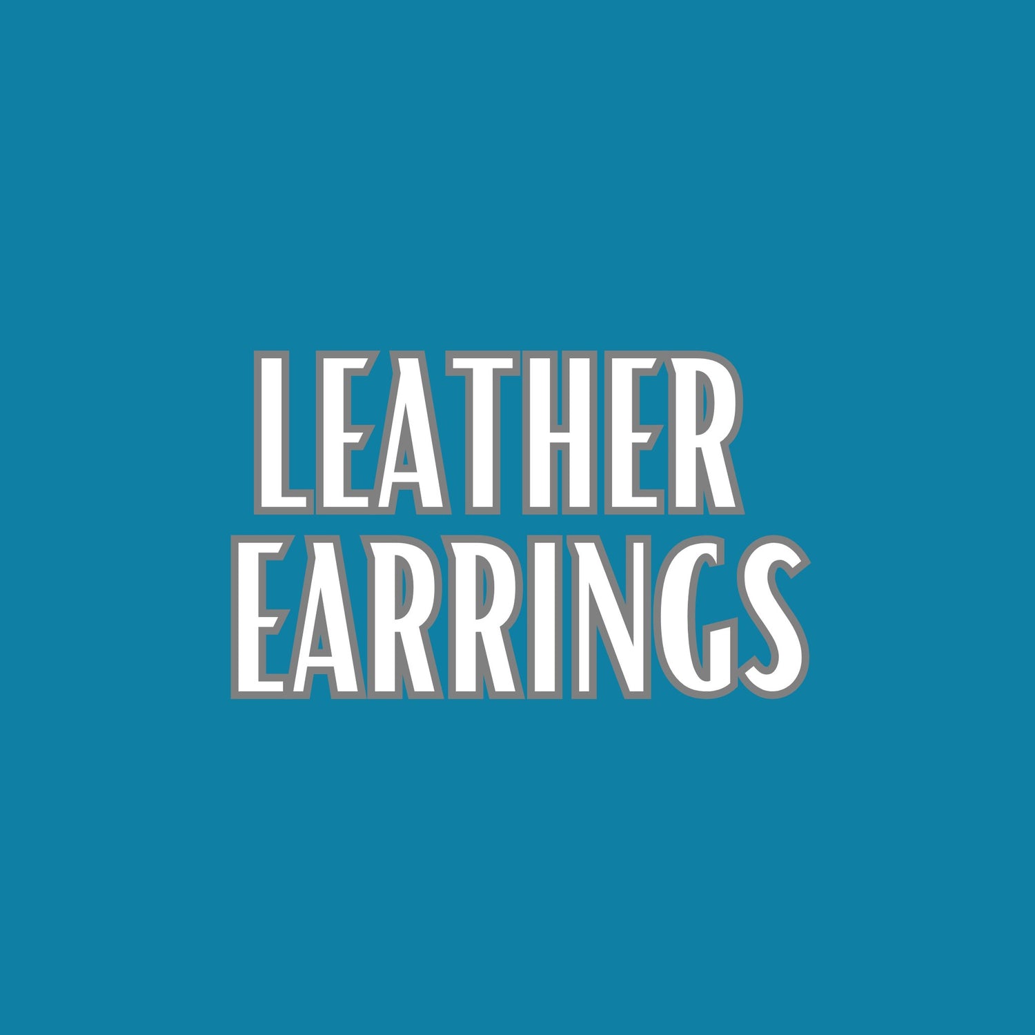 leather earrings category
