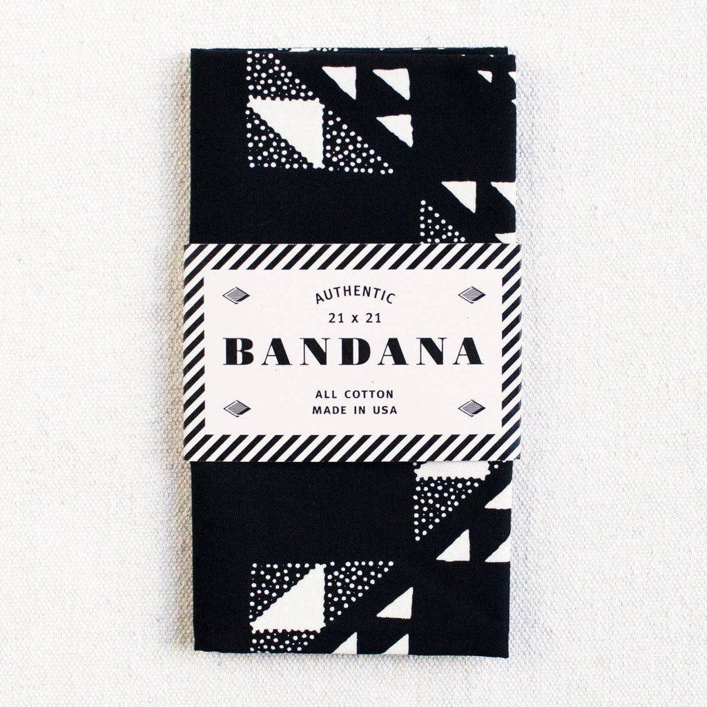 Black Quilt Bandana