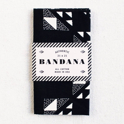 Black Quilt Bandana