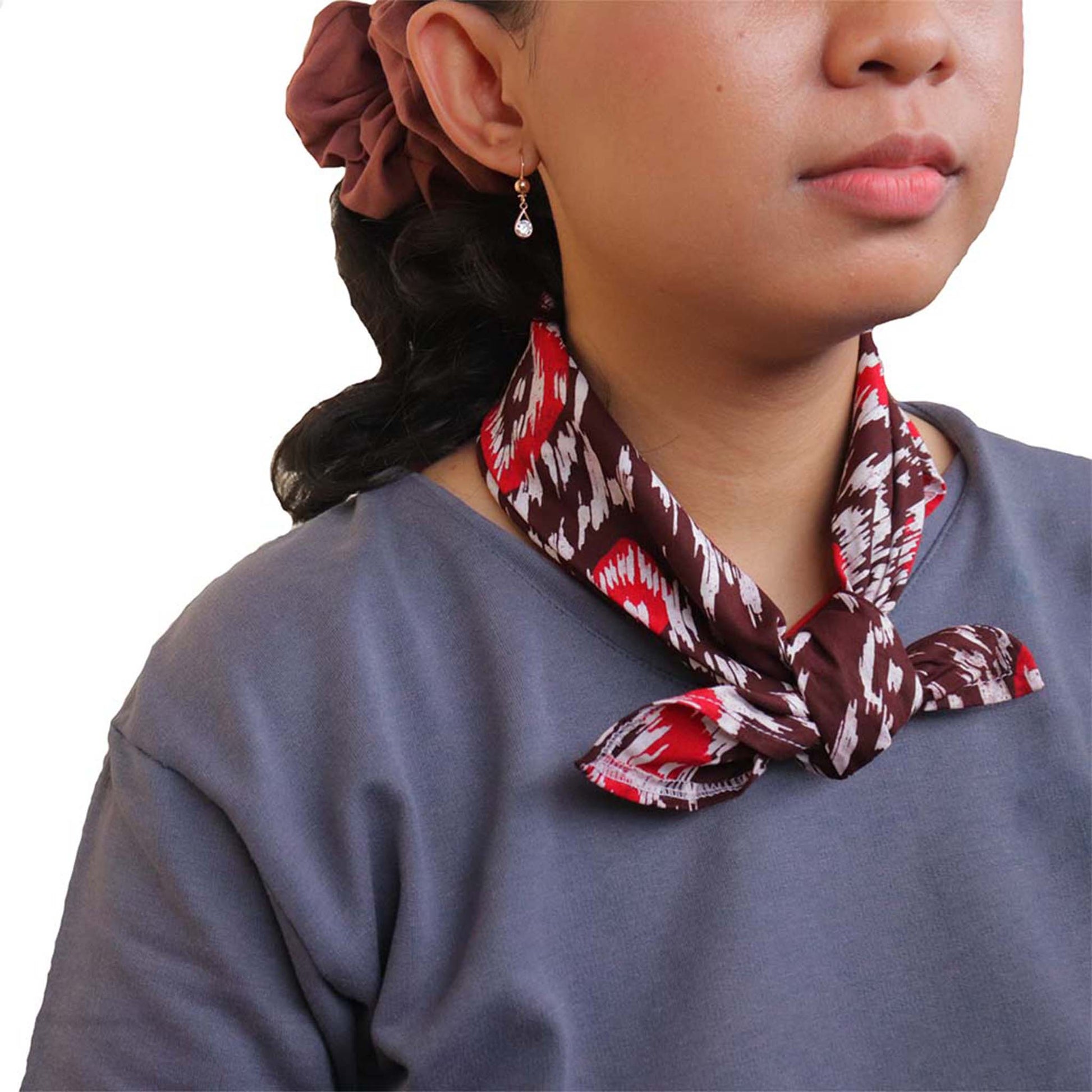 Batik Bandana Red Black