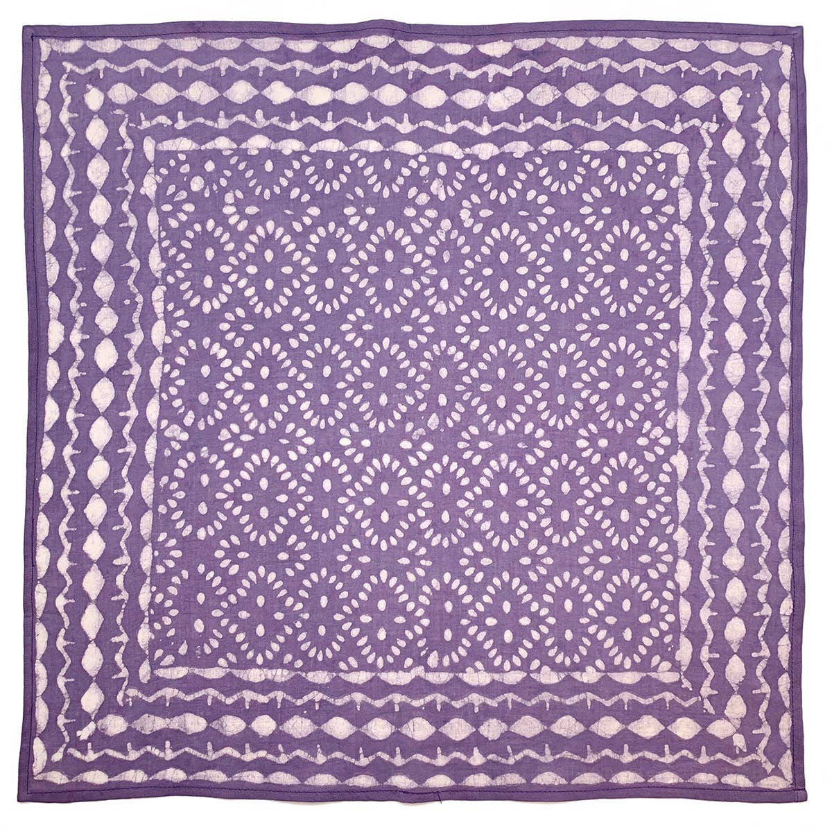Bandana Square Scarf - Purple