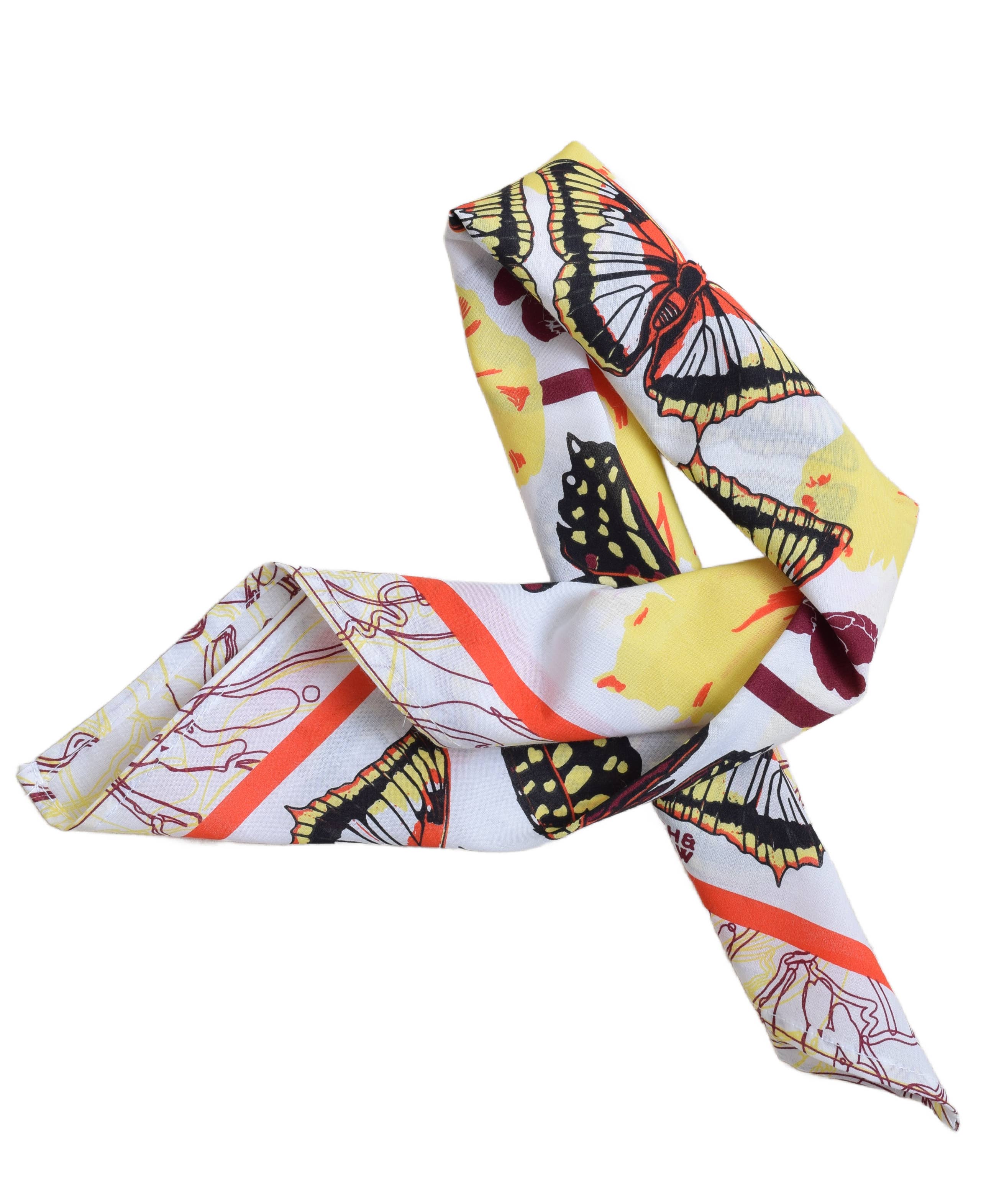 Butterfly Bandana - 100% Cotton - Pollinator Print - Floral