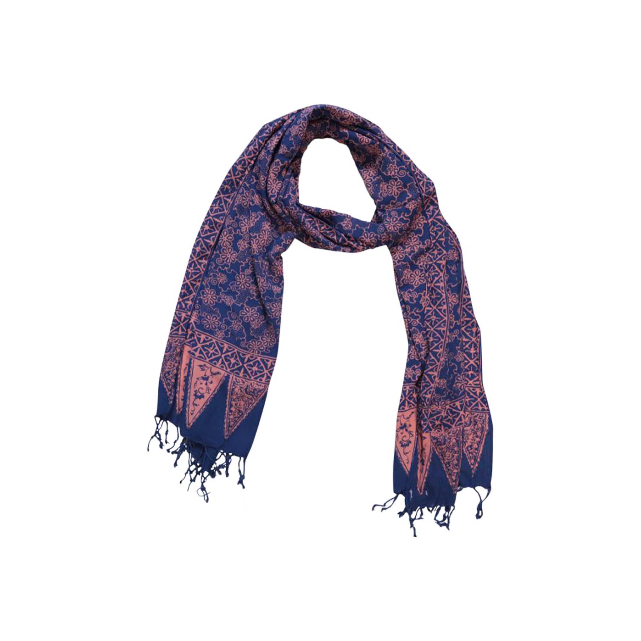 Batik Scarf - Cotton - Mangosteen