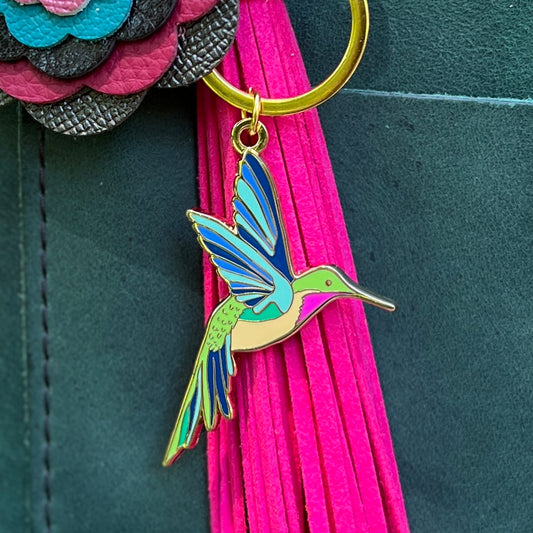 Hummingbird Keychain & Bag Charm
