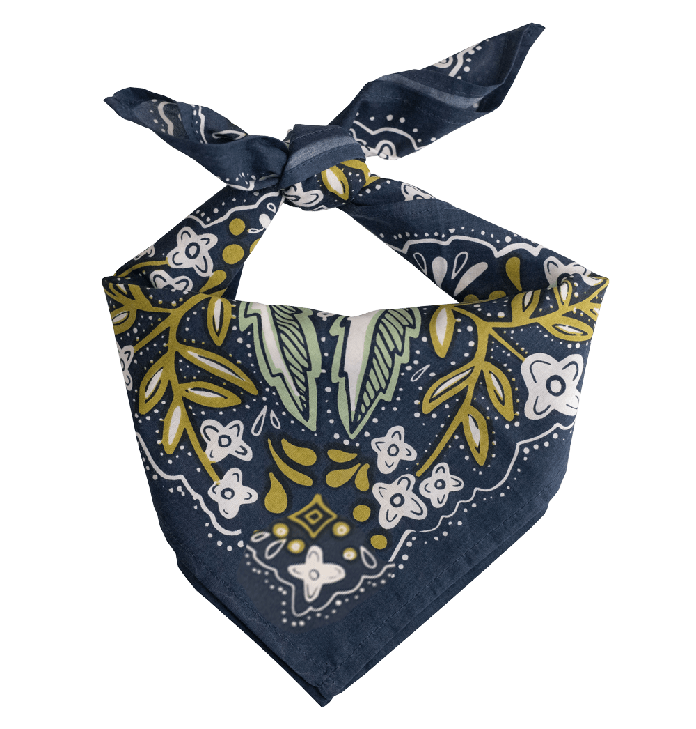 Bandana Square Scarf - No. 017 Amelia