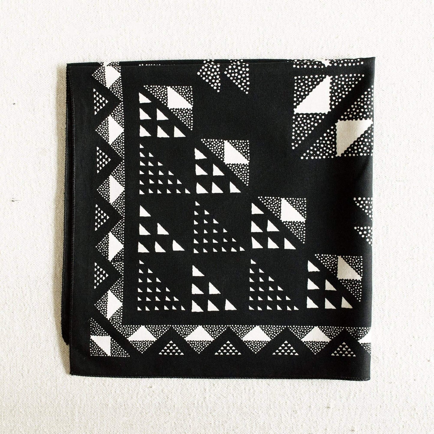 Black Quilt Bandana