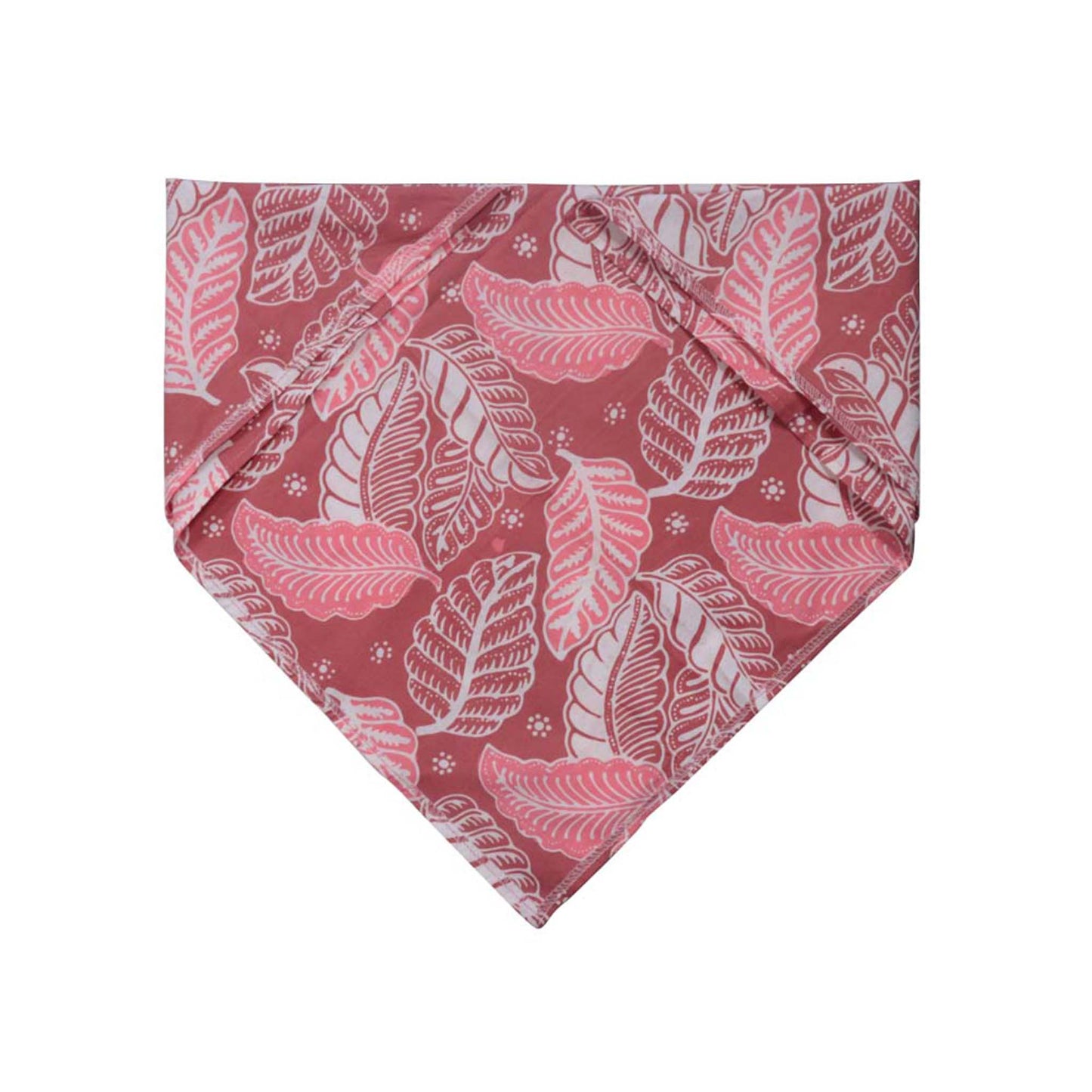 Batik Bandana Cream Peach Leaves