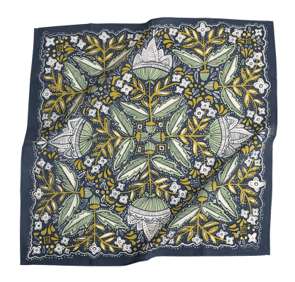 Bandana Square Scarf - No. 017 Amelia