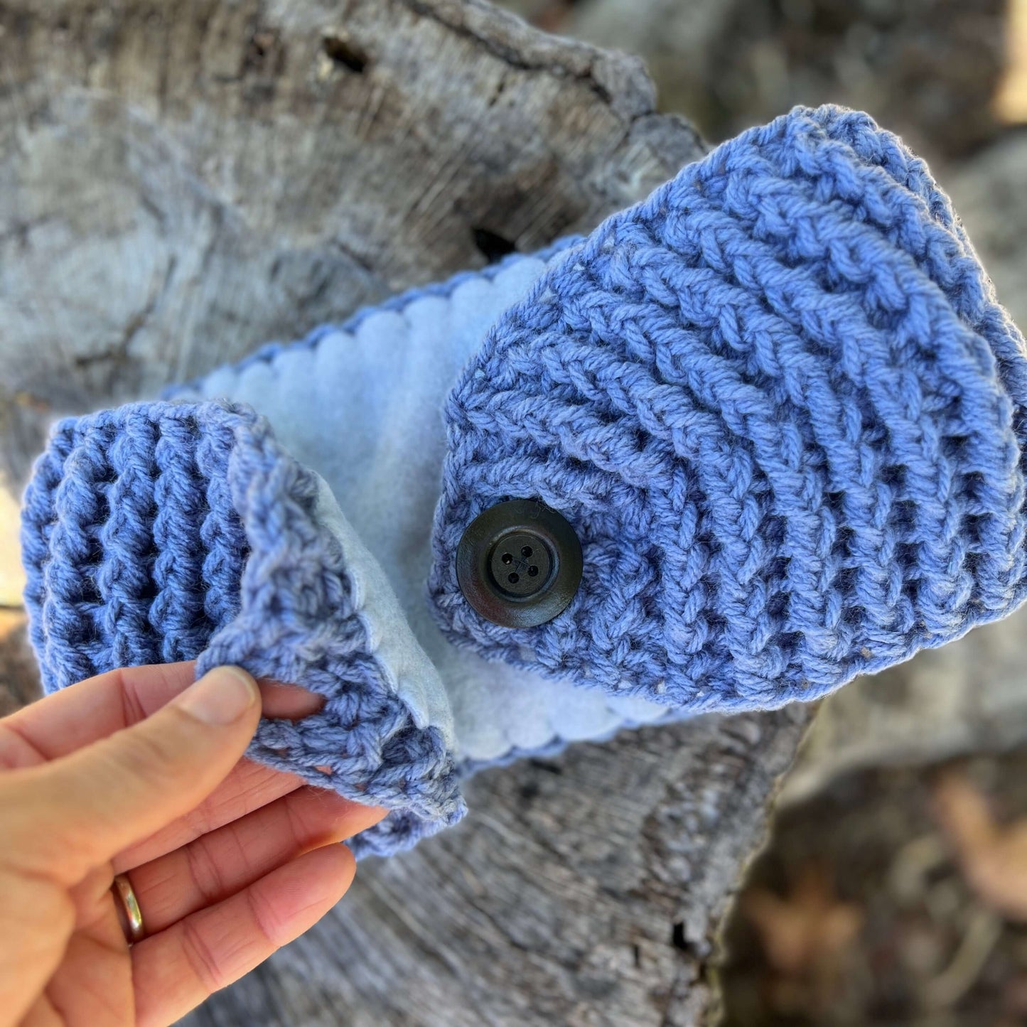 Ear Wamer with Fleece Lining 