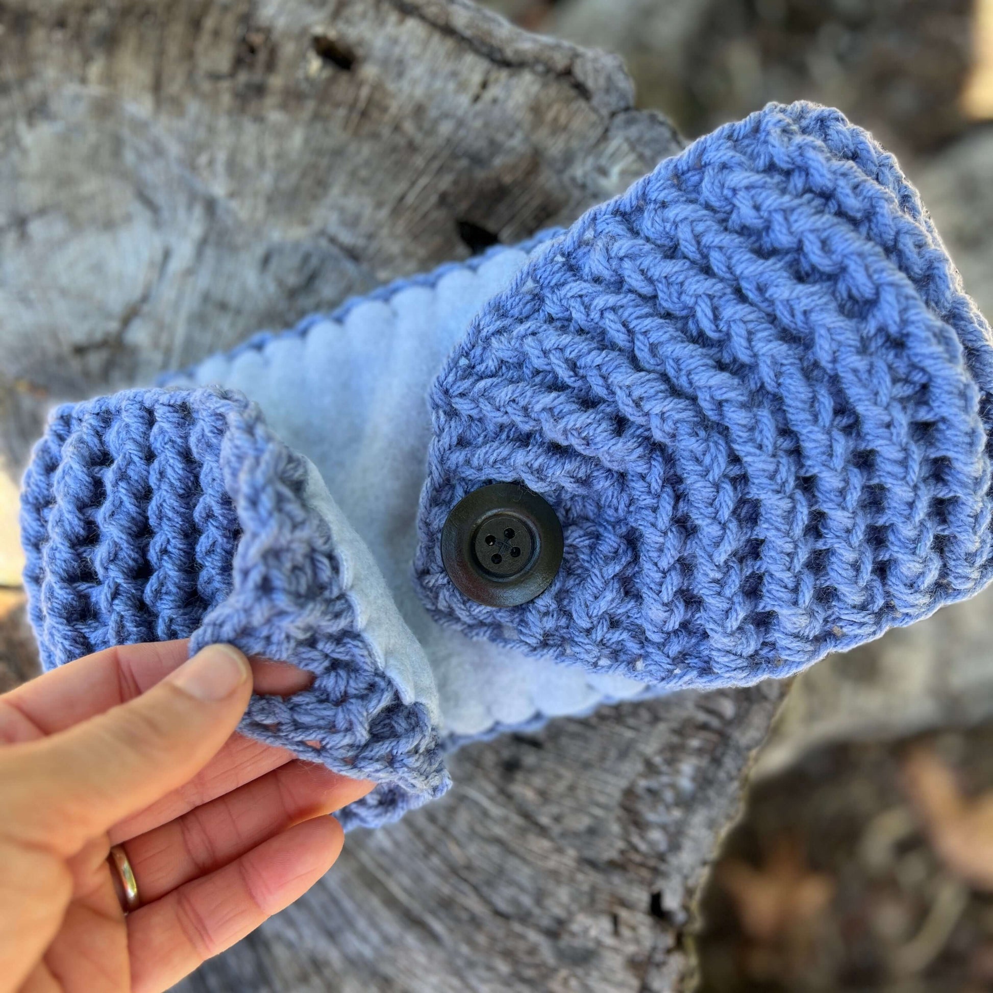 Ear Wamer with Fleece Lining 