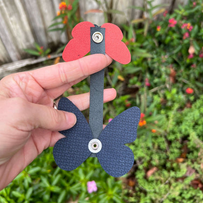 Butterfly Purse Charm - Snap on Bag Charm