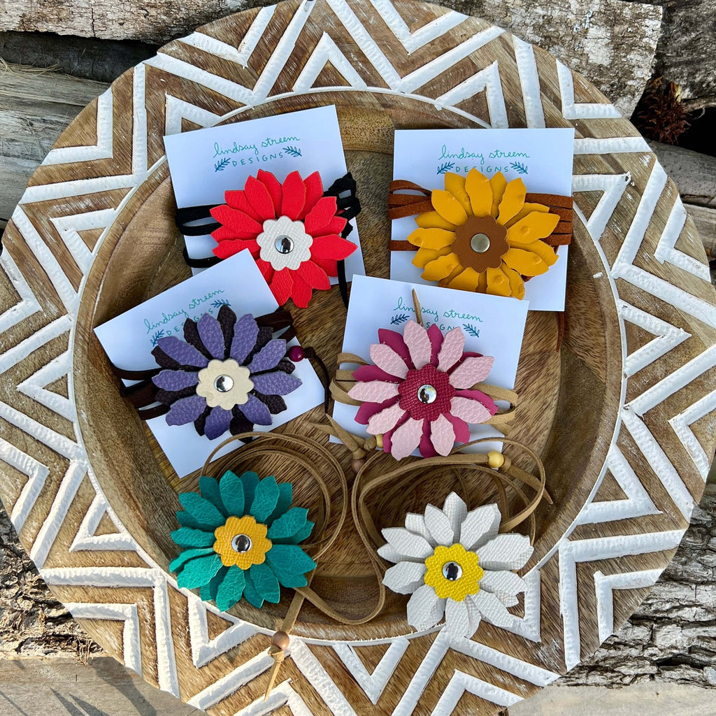 Daisy Flower Hat Band