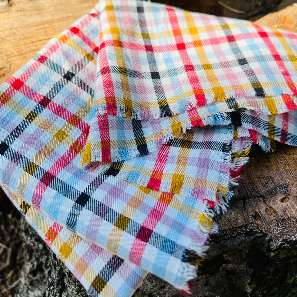 Bandana Scarf in Fall Plaid