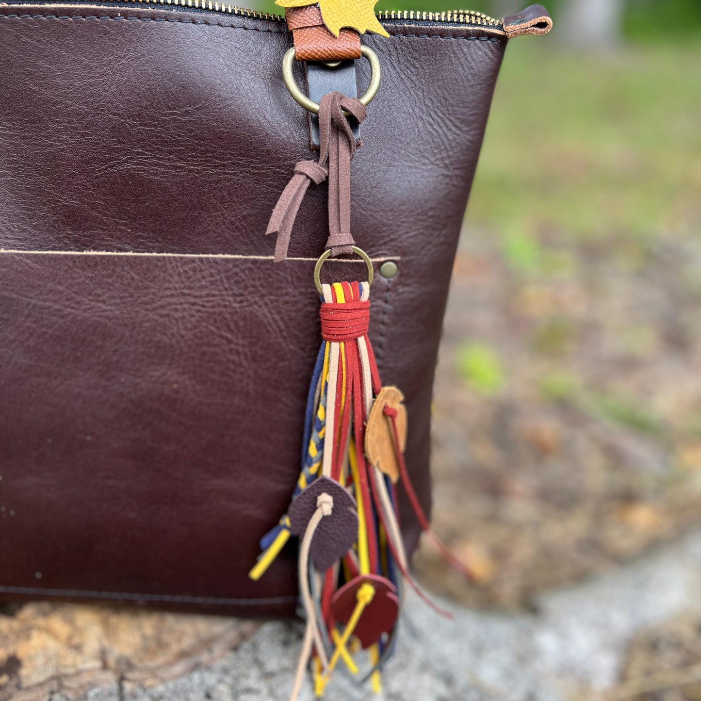 Festival Tassel Purse Charm - Small