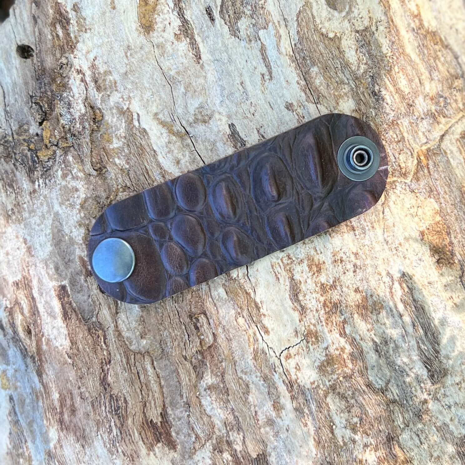 Leather Bandana Slide