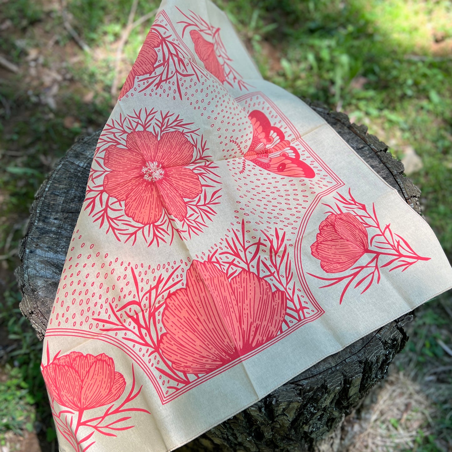 Pink Cosmos Bandana