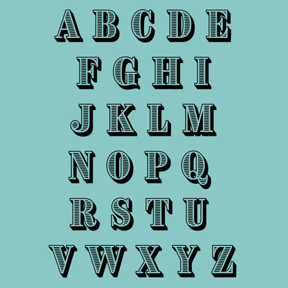 Monogram Initial Keychain