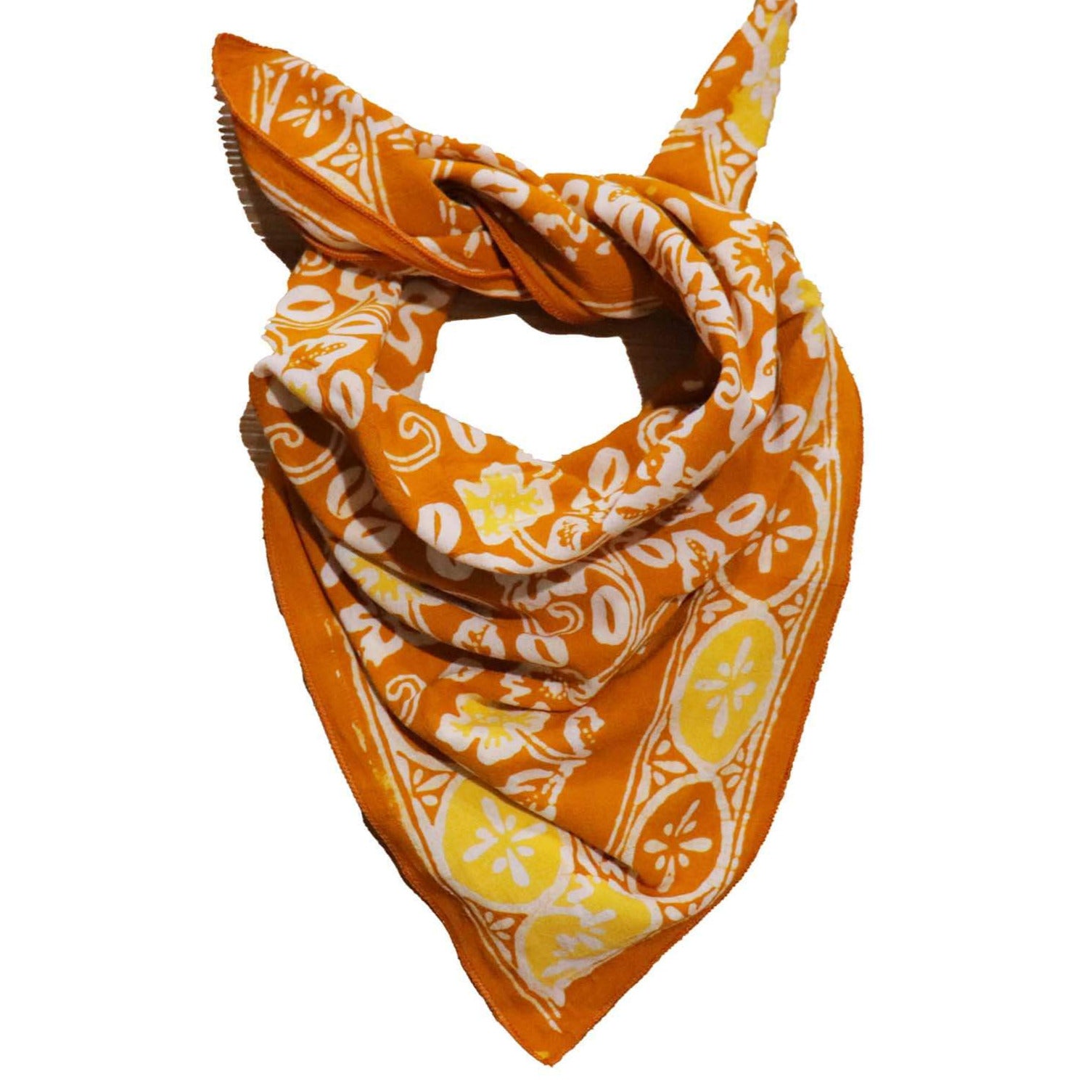 bandana scarf in orange