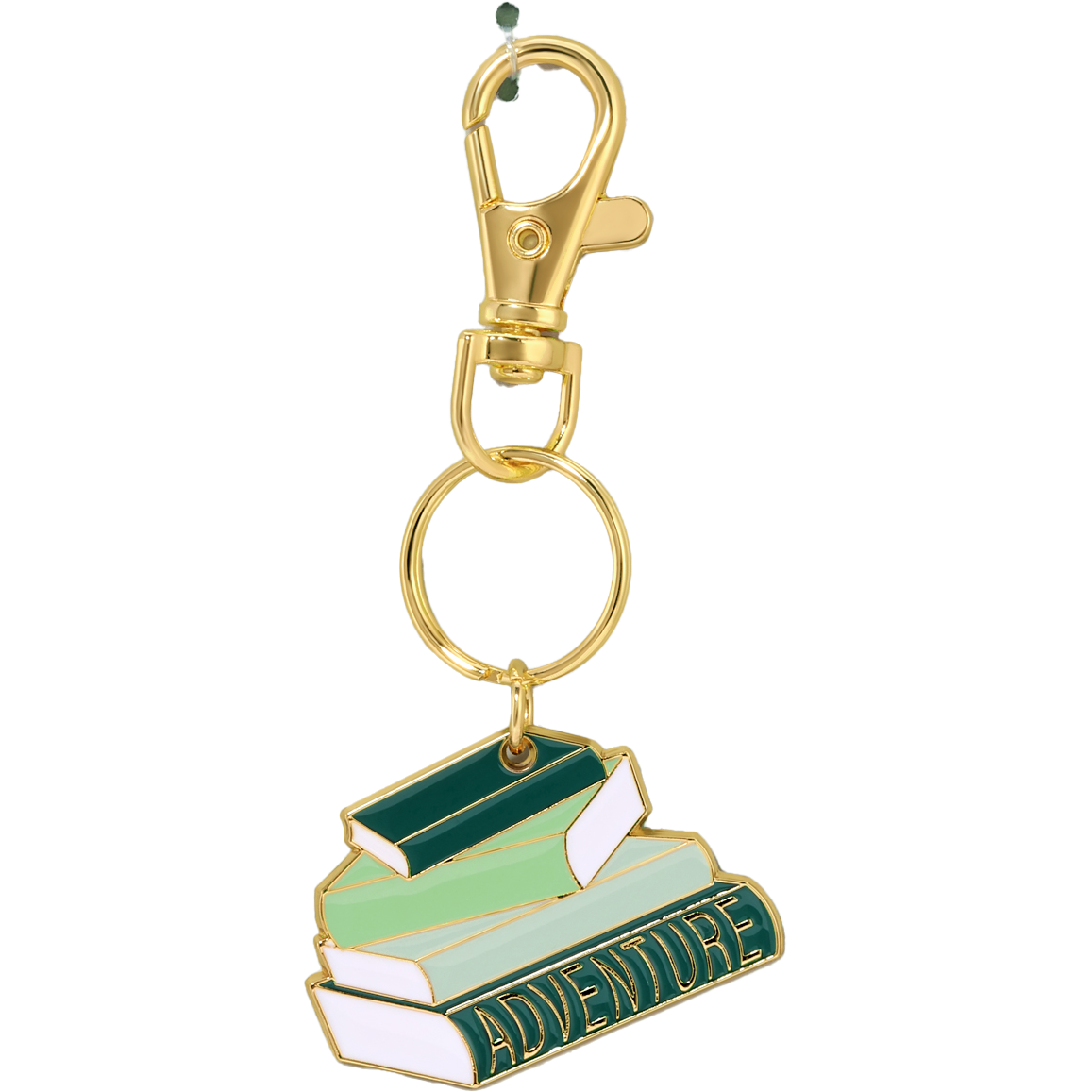 Book Lover Keychain  - Adventure