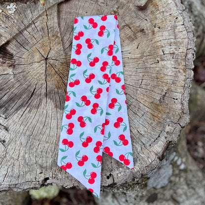 cherry purse scarf