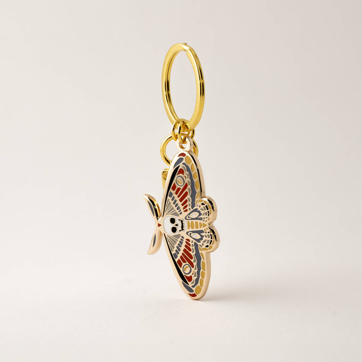 Death’s Head Hawkmoth Keychain Charm