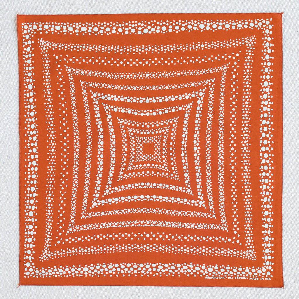 Pebble Bandana- Marmalade Orange