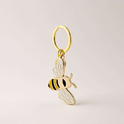 Queen Honey Bee Keychain Bag Charm