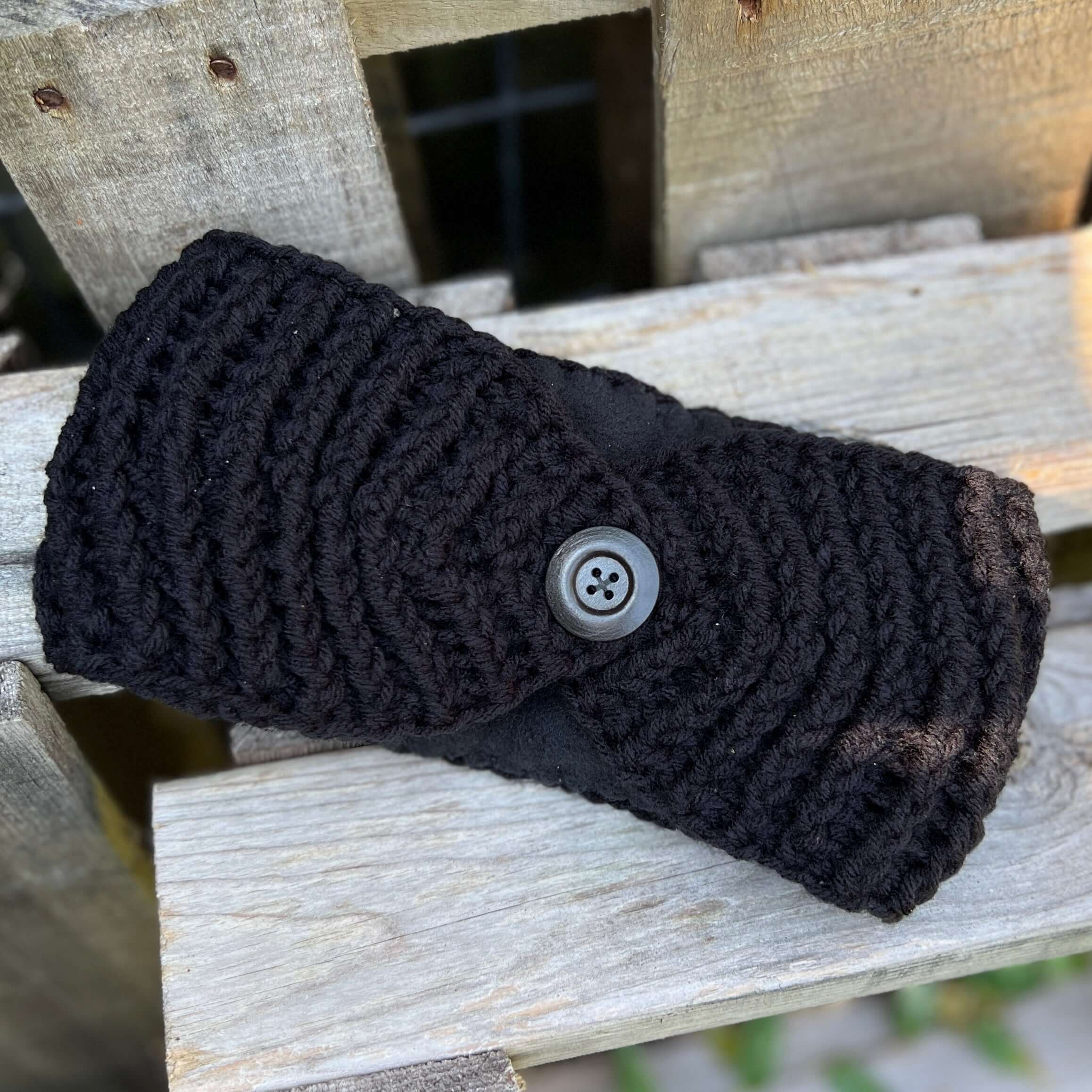 Winter Headband with Fleece Lining - Solid Colors