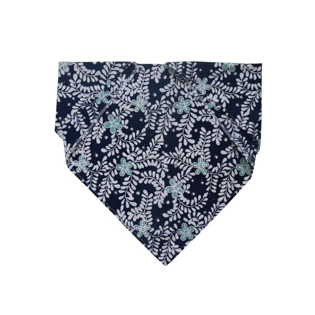 Bandana Blue White - Hand Dyed Batik