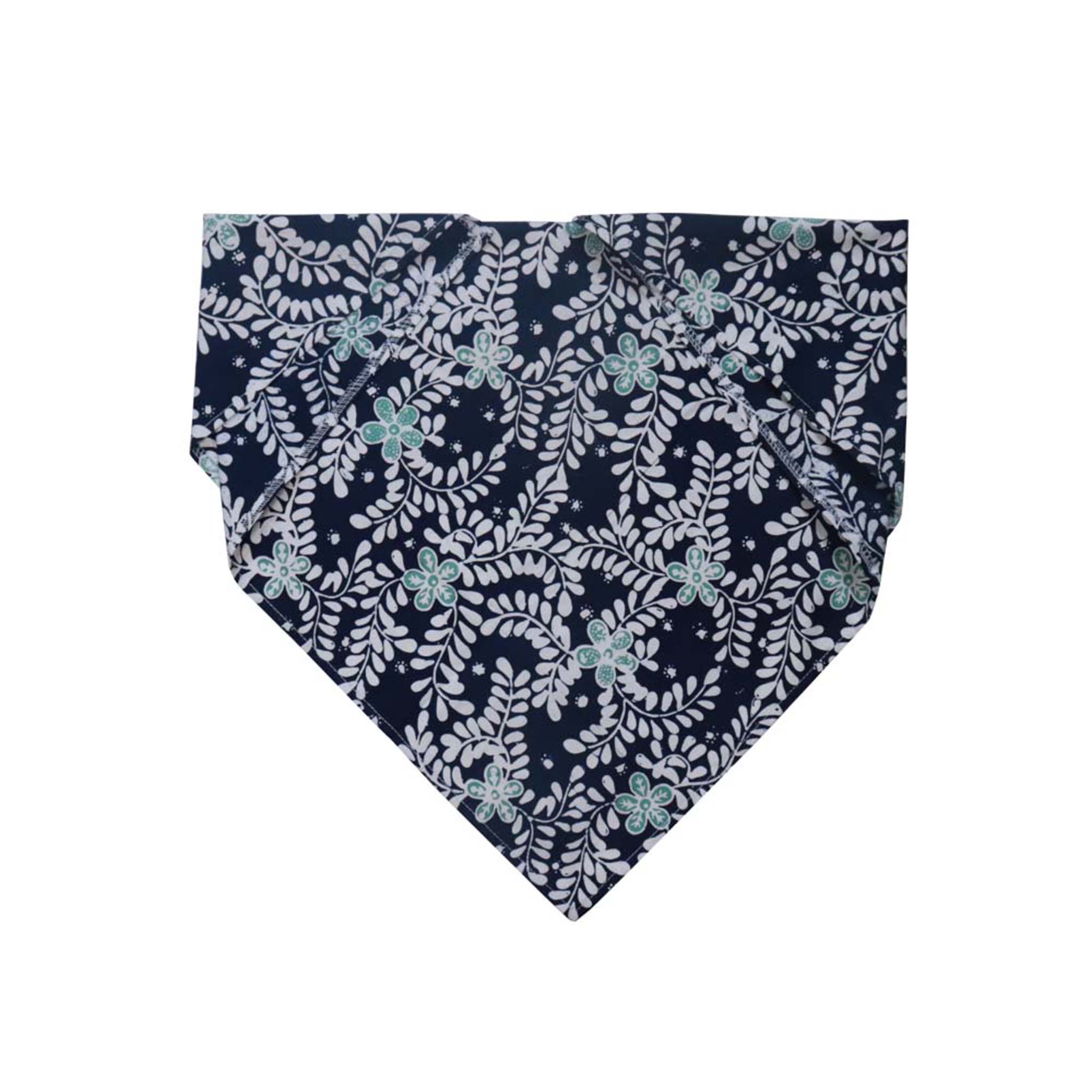 Bandana Blue White - Hand Dyed Batik