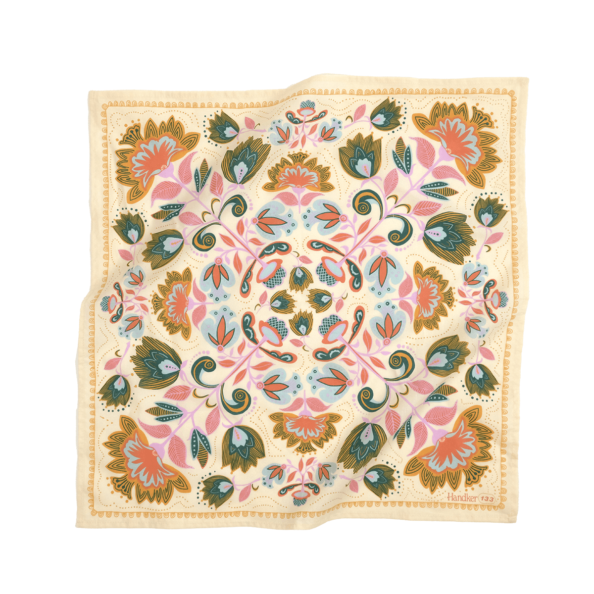Bandana Square Scarf - Ingrid Floral Print