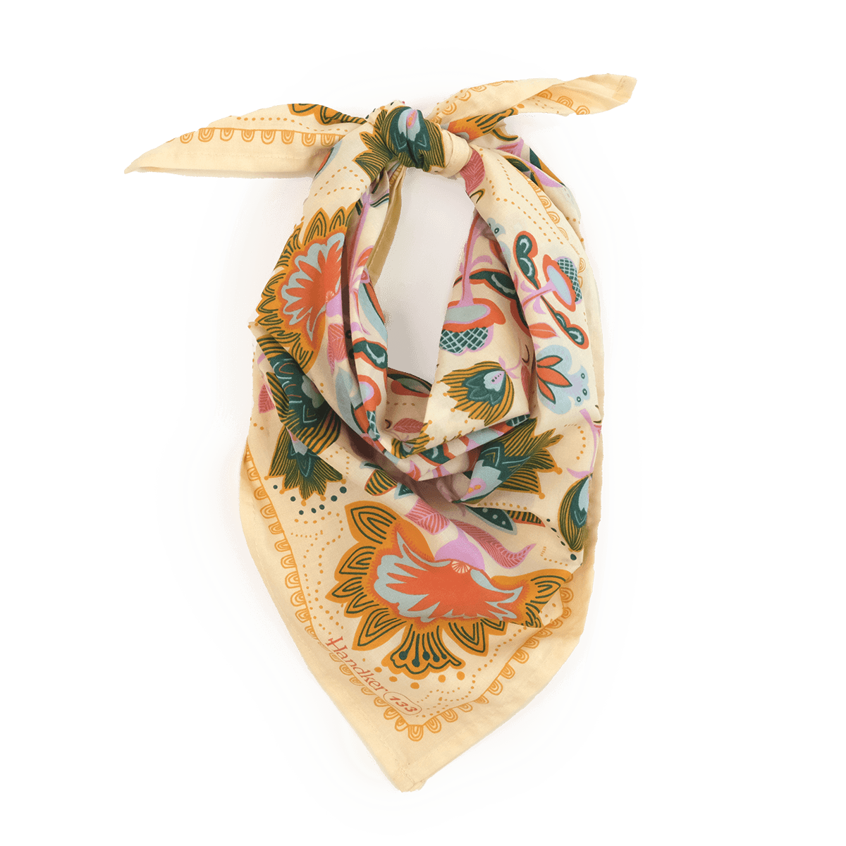Bandana Square Scarf - Ingrid Floral Print