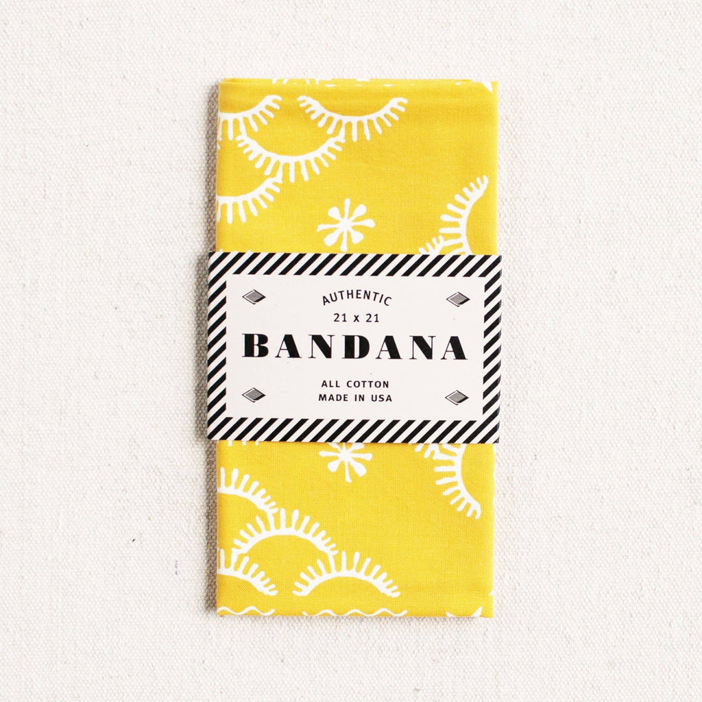 Golden Yellow Elements Bandana