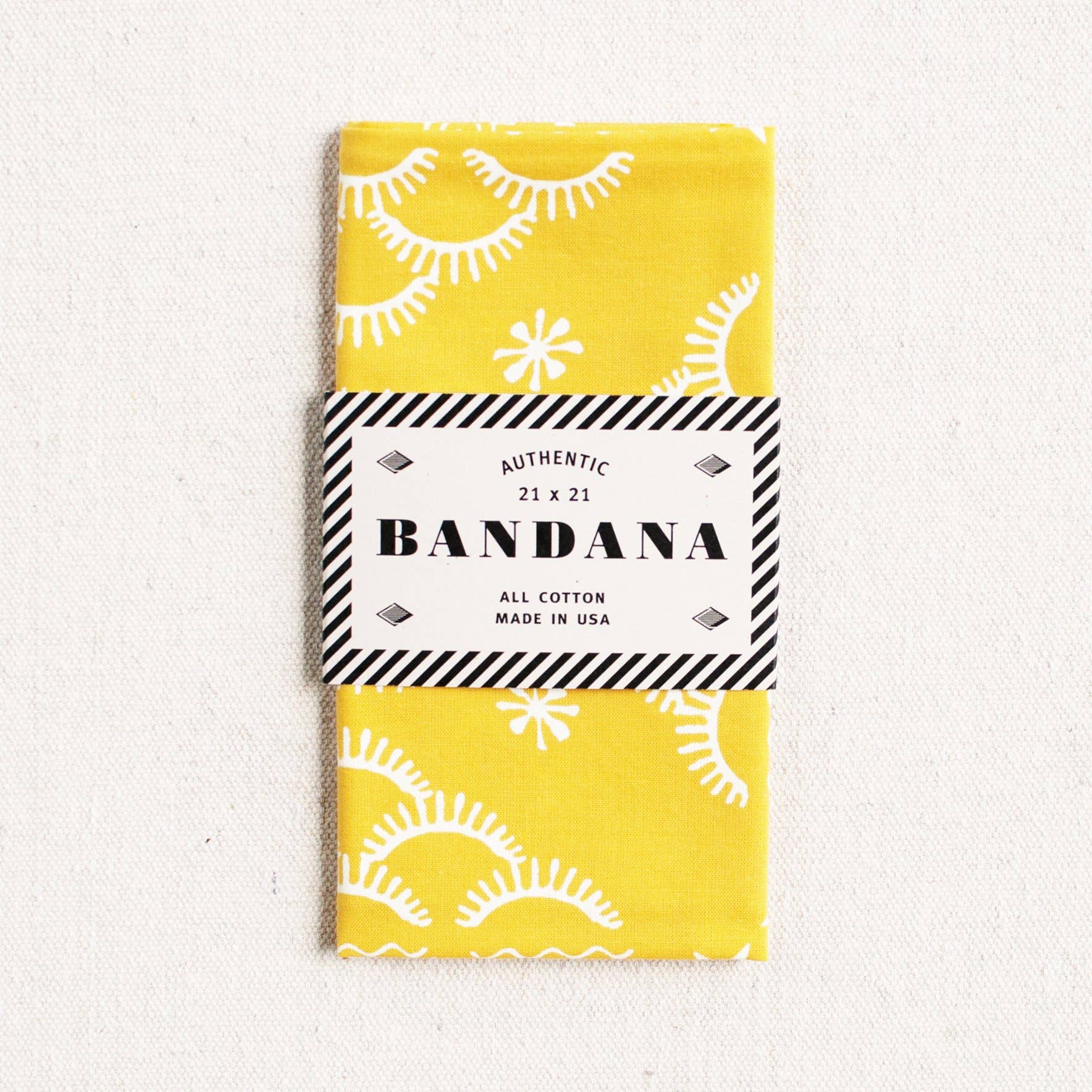 Golden Yellow Elements Bandana