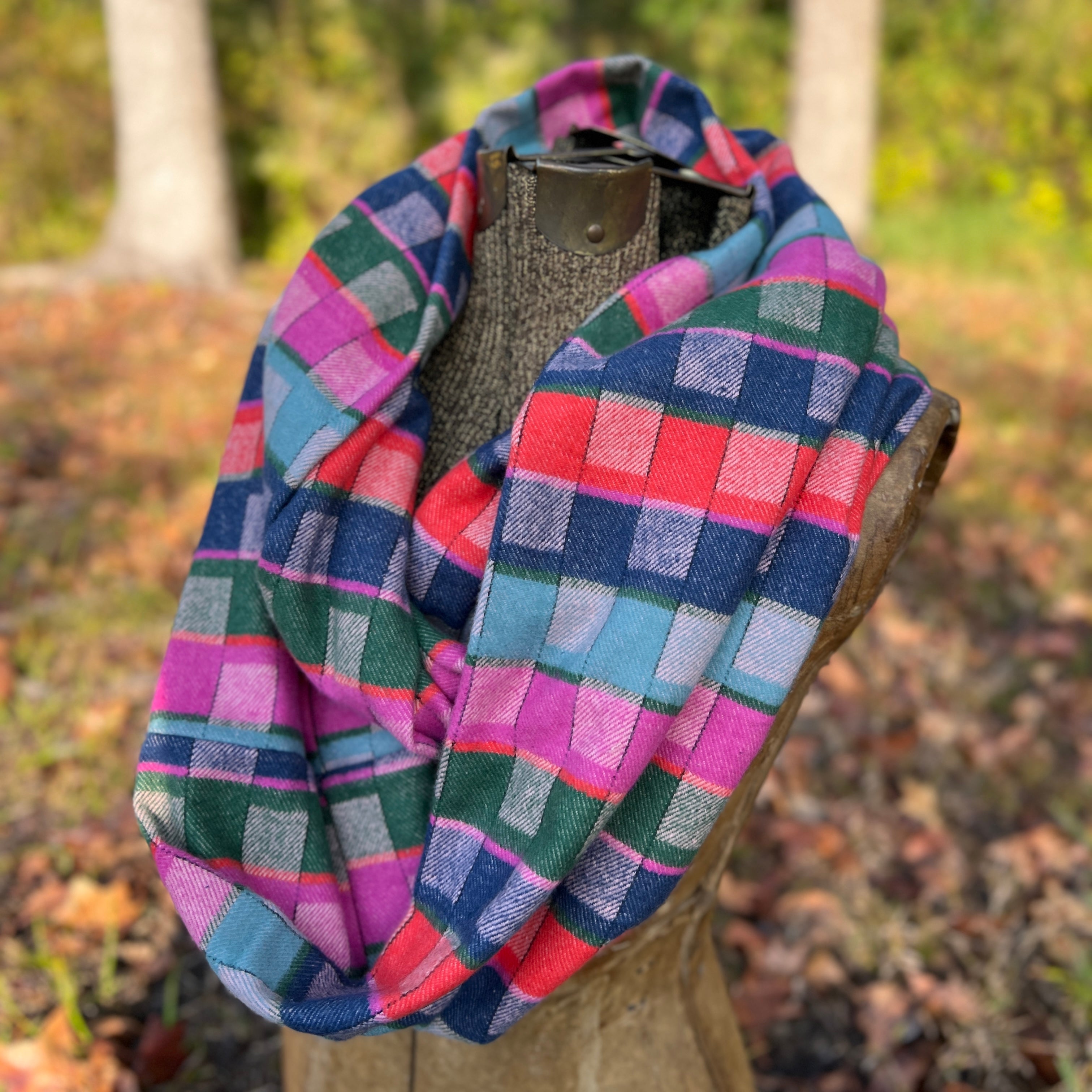flannel infinity scarf