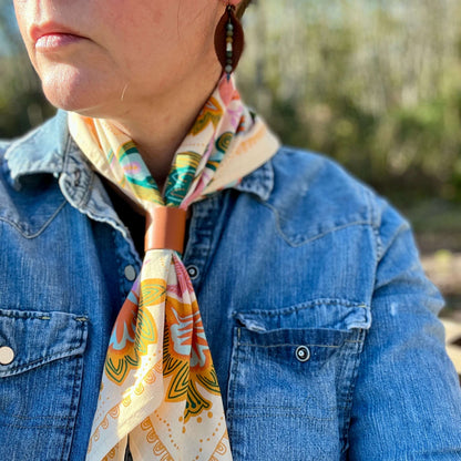 Bandana Square Scarf - Ingrid Floral Print