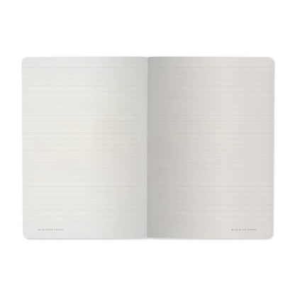 lined pages of notebook