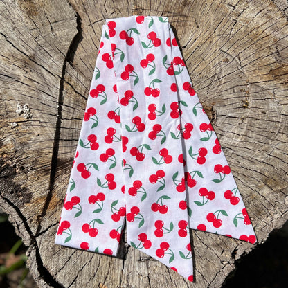 cherry purse scarf