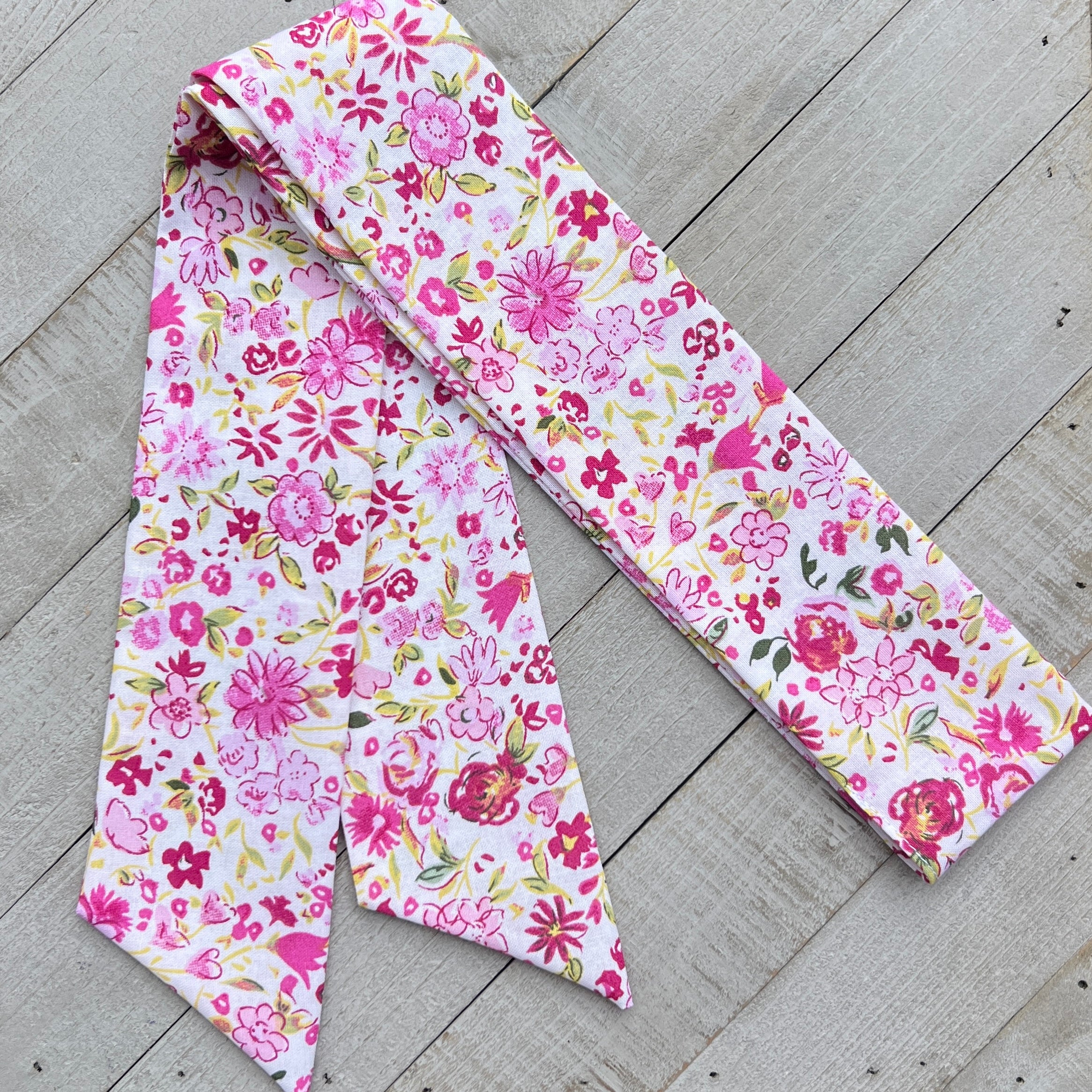 pink floral purse scarf 
