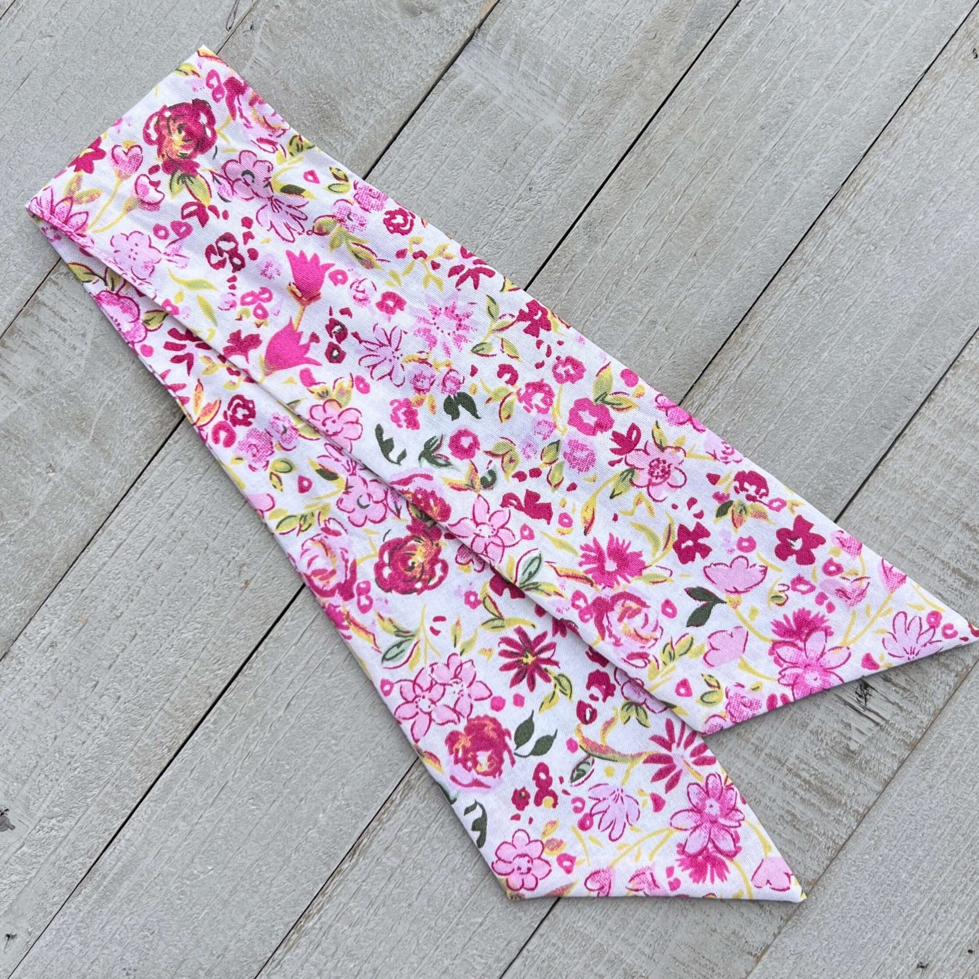 pink floral purse scarf 