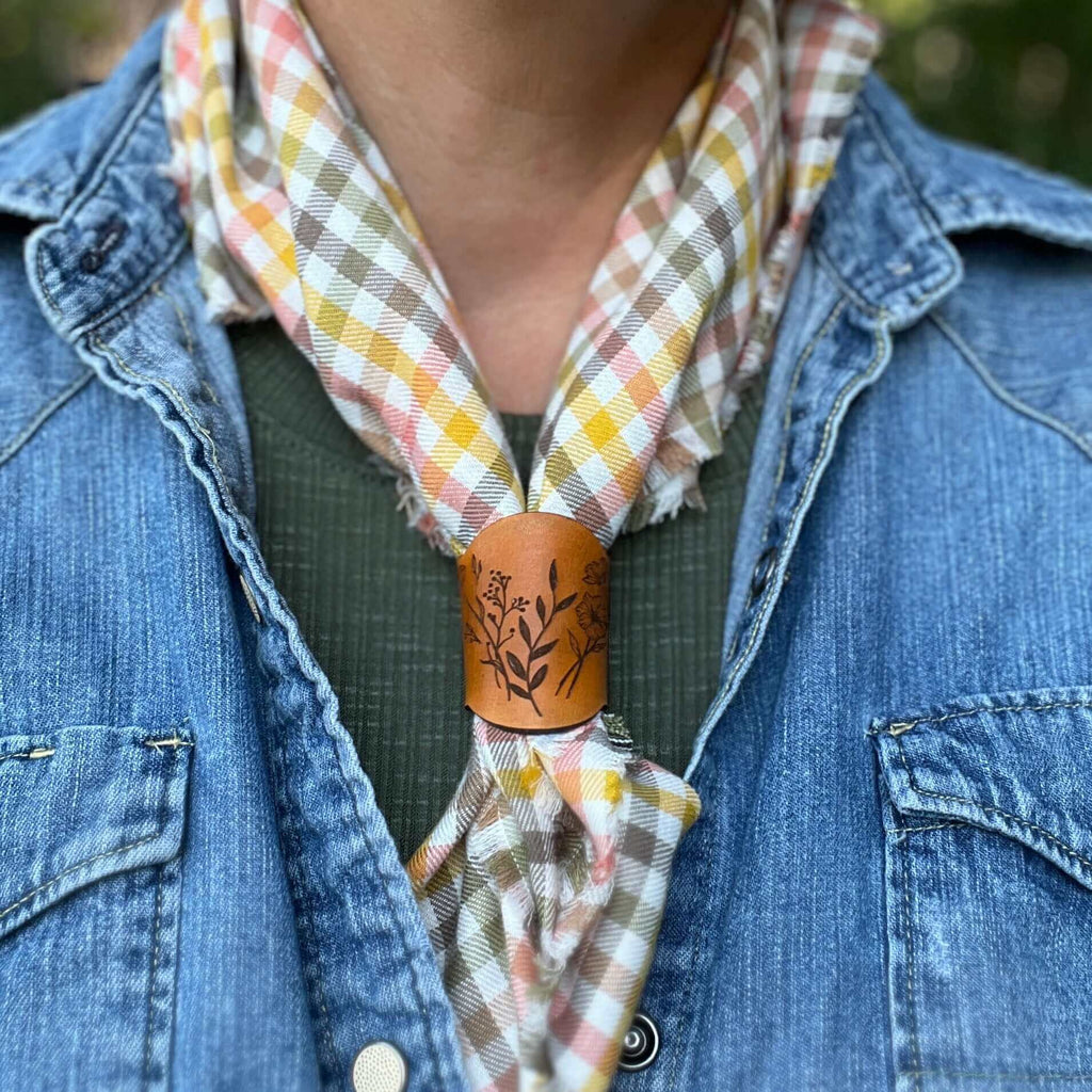 Bandana Scarf in Soft Plaid