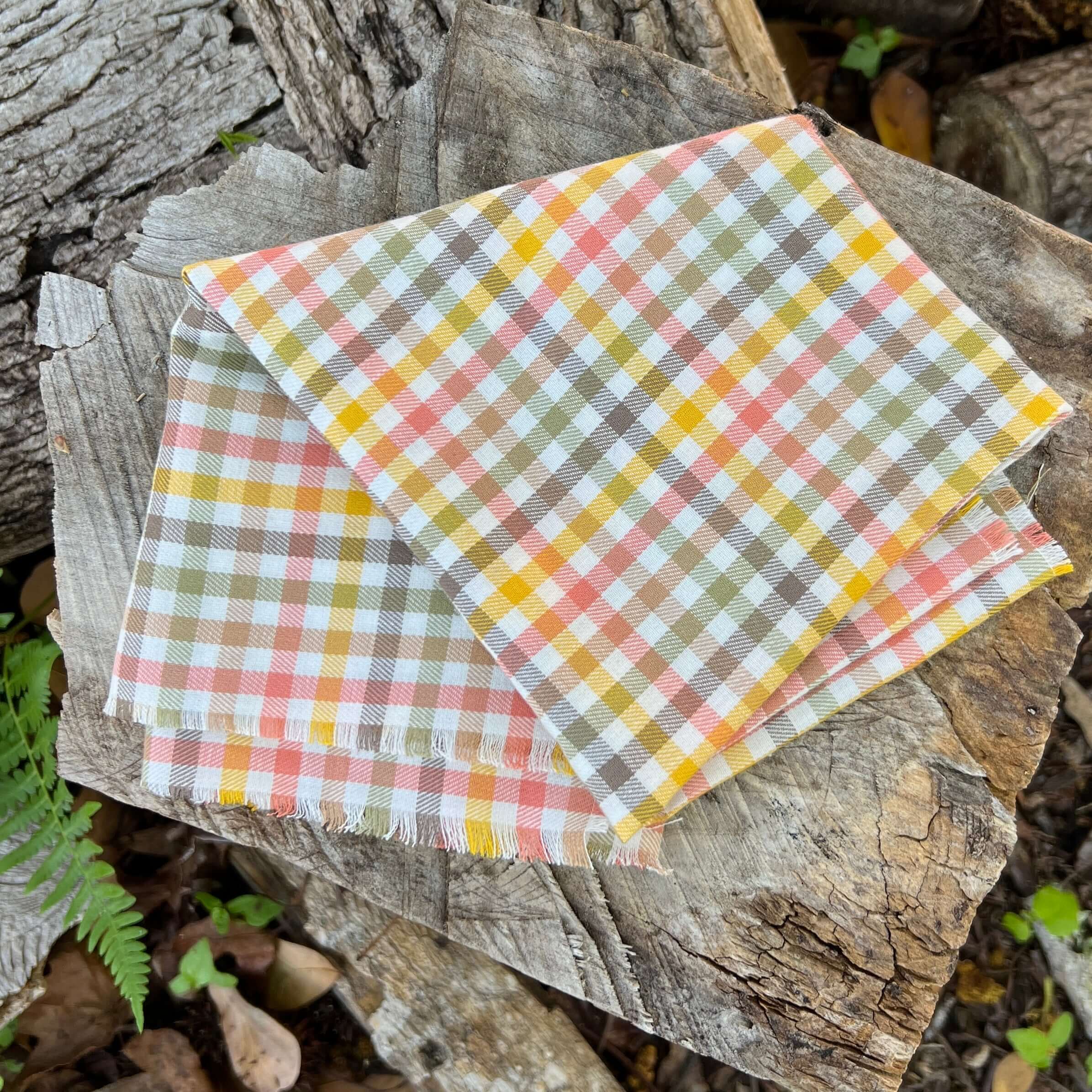 Bandana Scarf in Soft Plaid