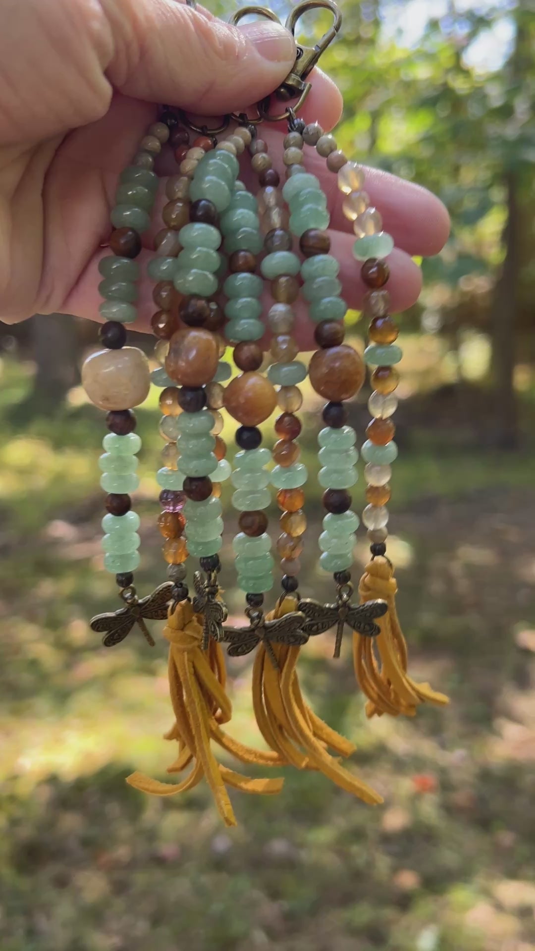 beaded bag charms
